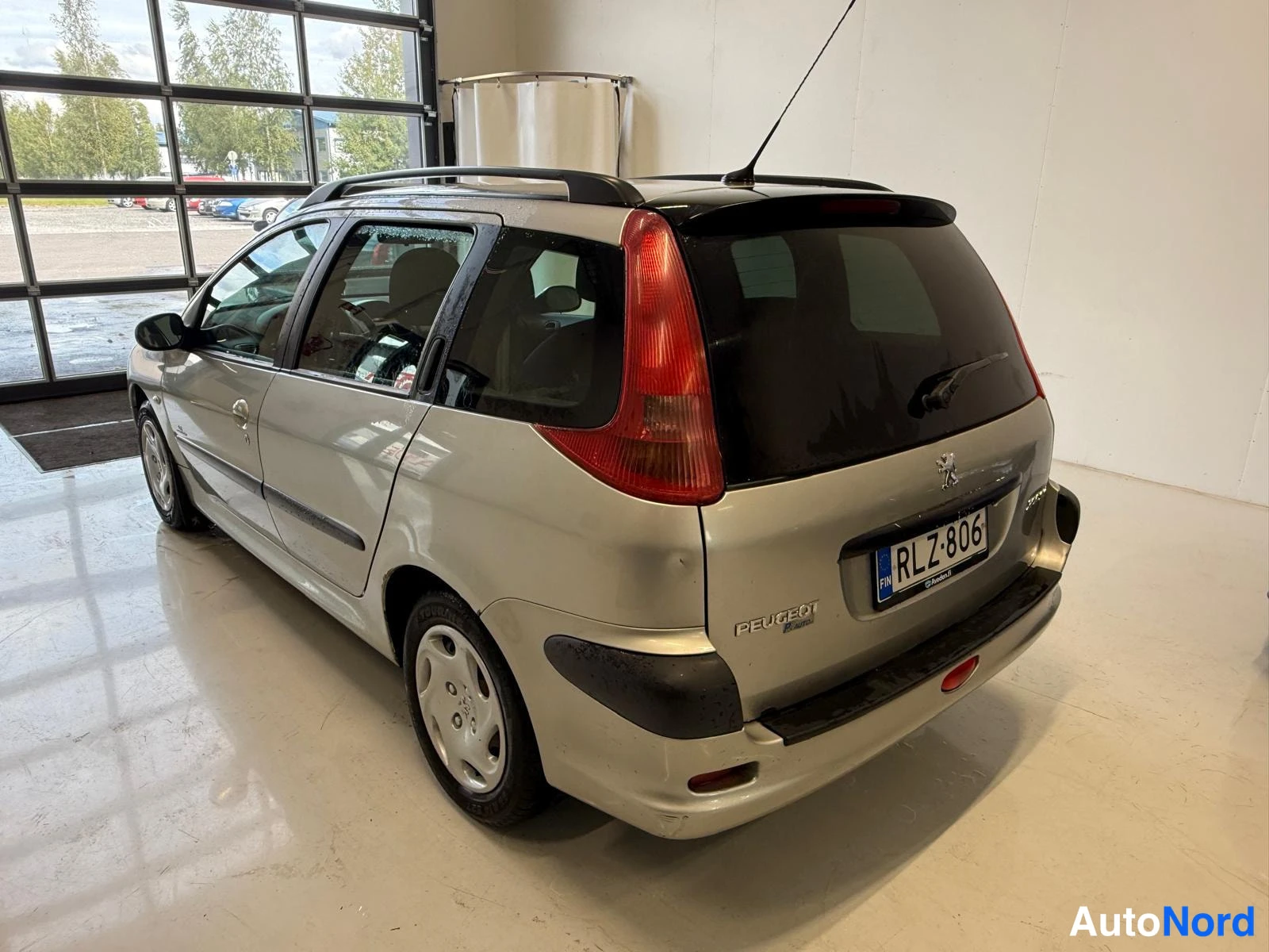 Hopea Peugeot 206 2005, takaviisto, kuva 4