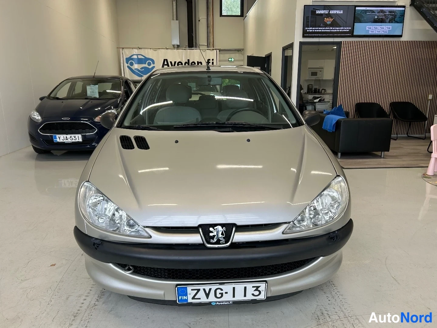 Hopea Peugeot 206 2005, edestä, kuva 2