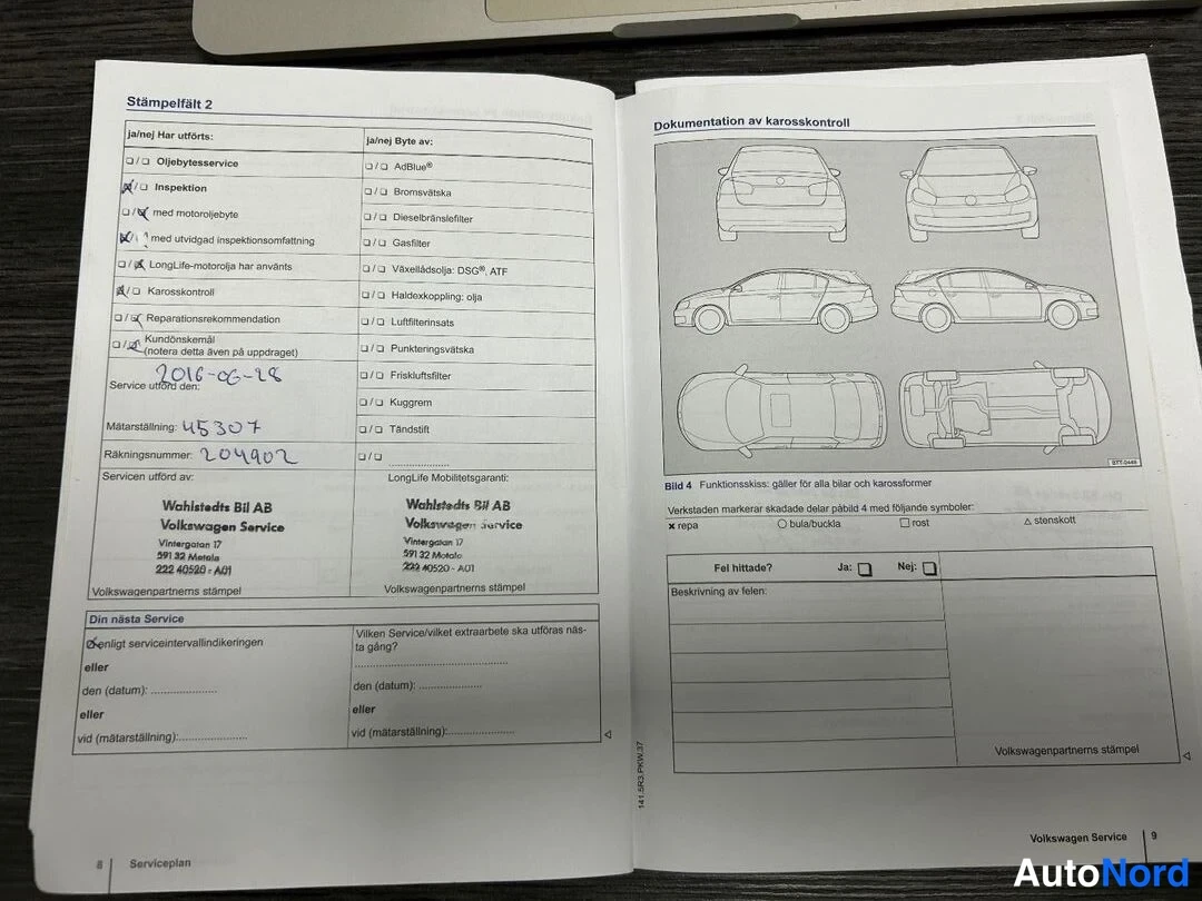 Punainen Volkswagen Golf 2014, asiakirja, kuva 18