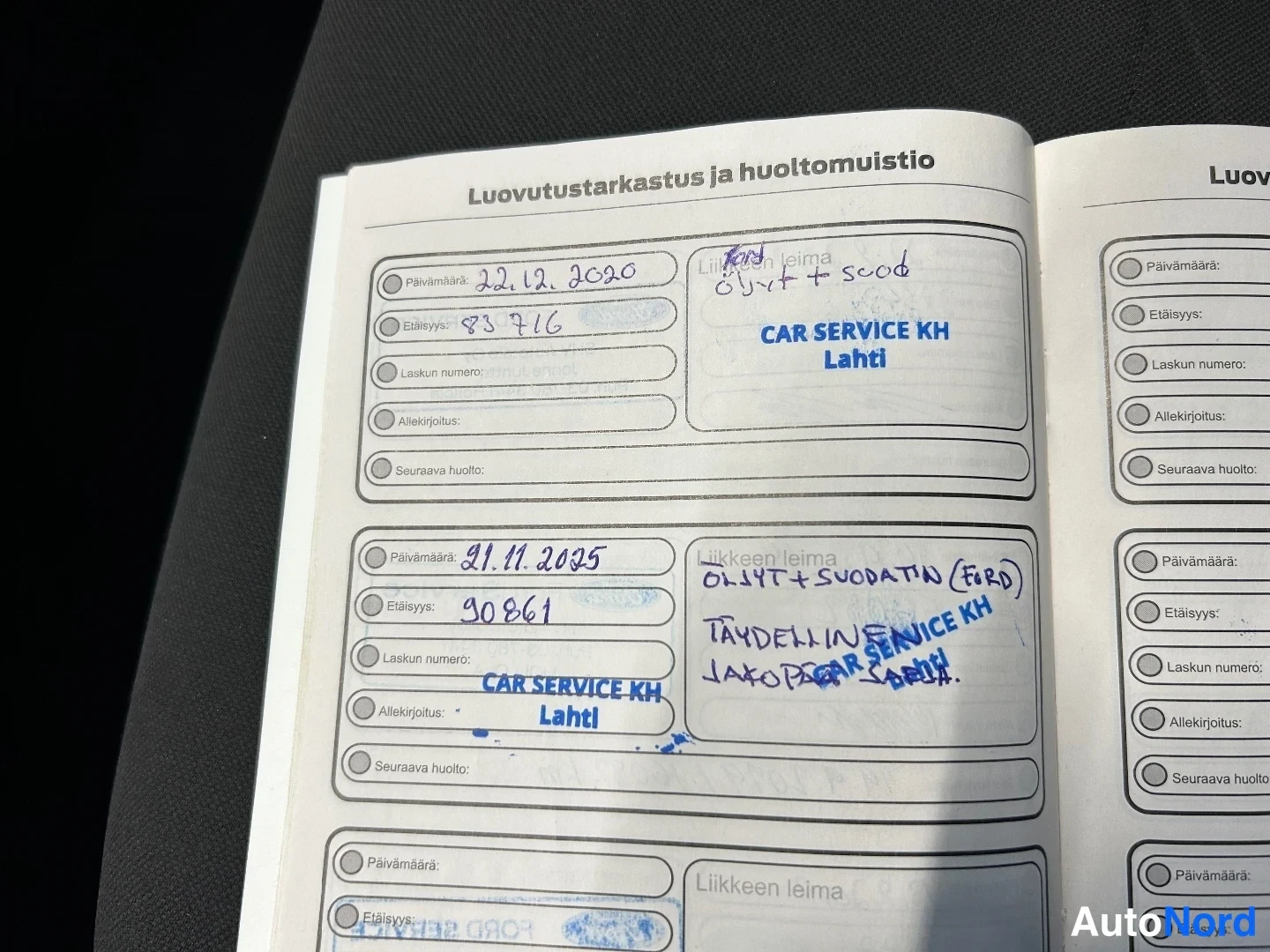 Sininen Ford Fiesta 2016, asiakirja, kuva 19
