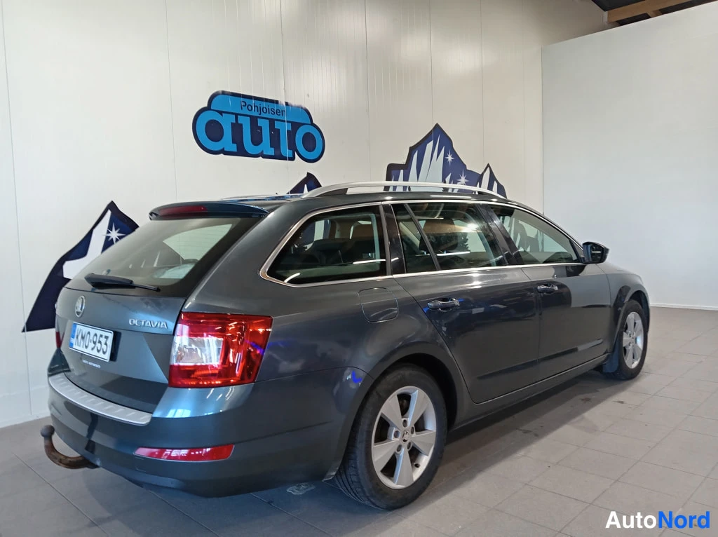 Harmaa Skoda Octavia 2014, takaviisto, kuva 6