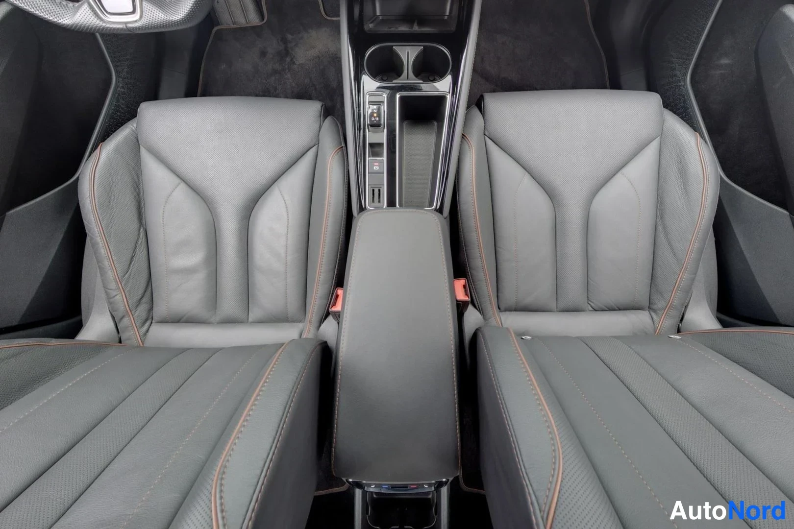 Black Skoda Enyaq iV 2023, front seats, photo 14