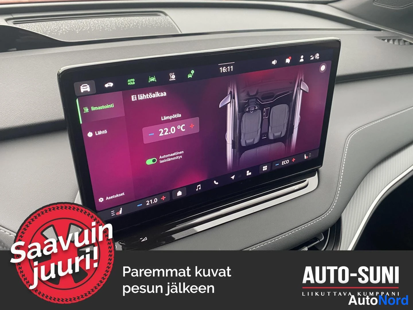Punainen Skoda Enyaq 2026, yksityiskohta, kuva 32