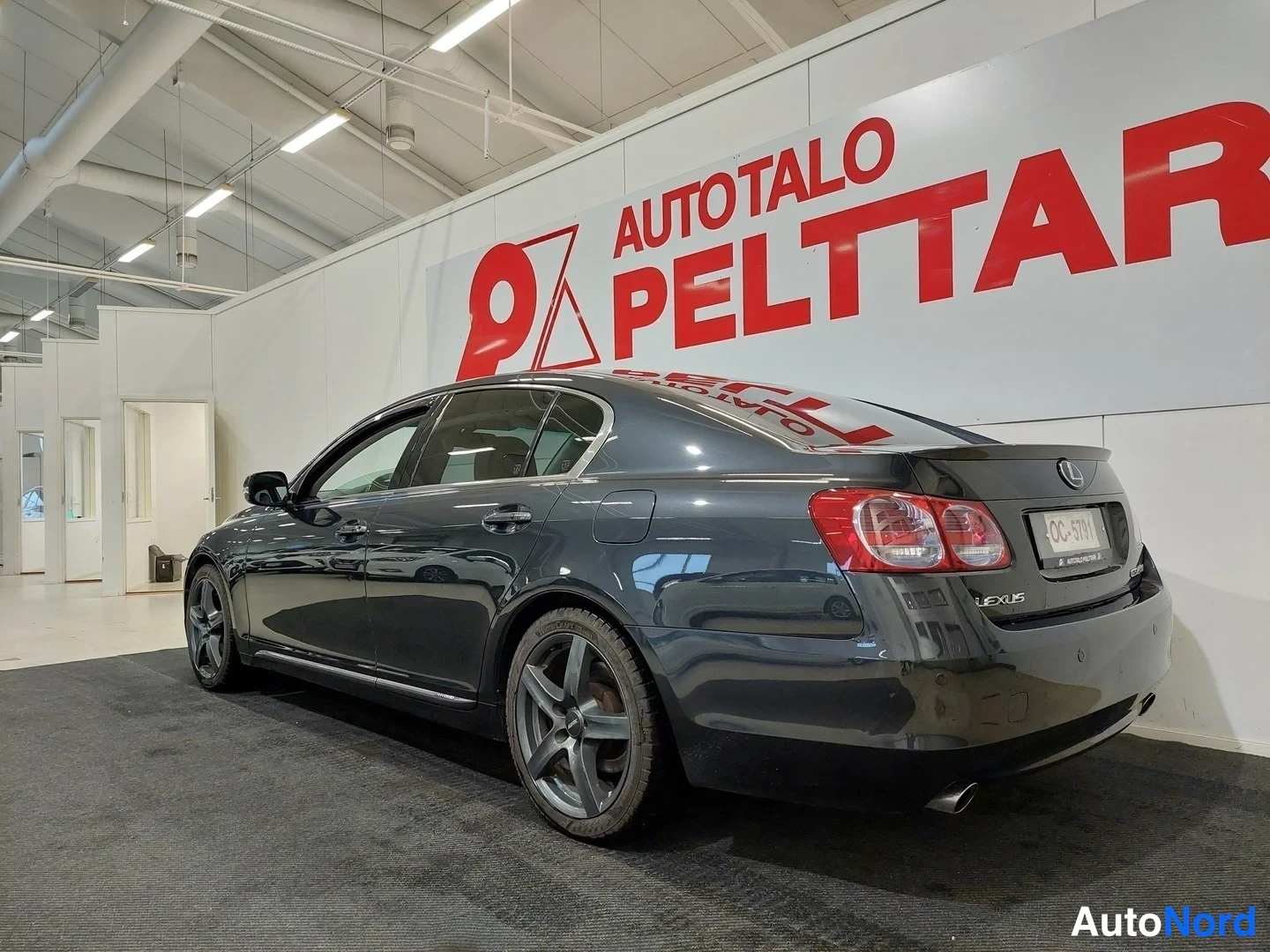 Harmaa Lexus GS 450h 2010, takaviisto, kuva 6