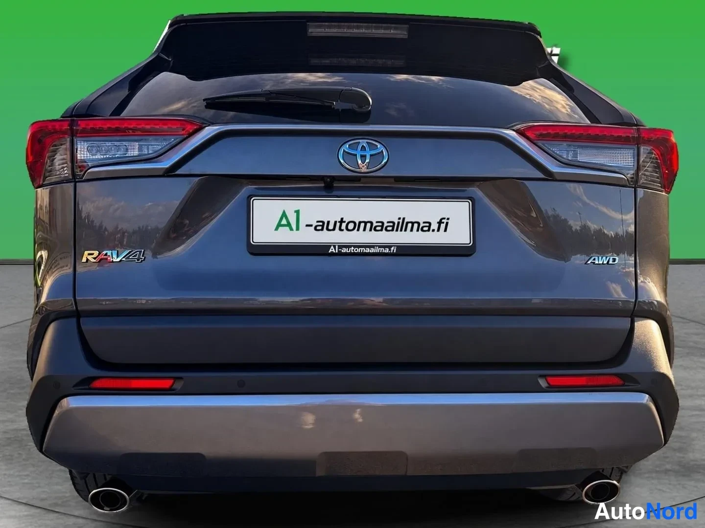 Grå Toyota RAV4 2020, bakifrån, bild 5