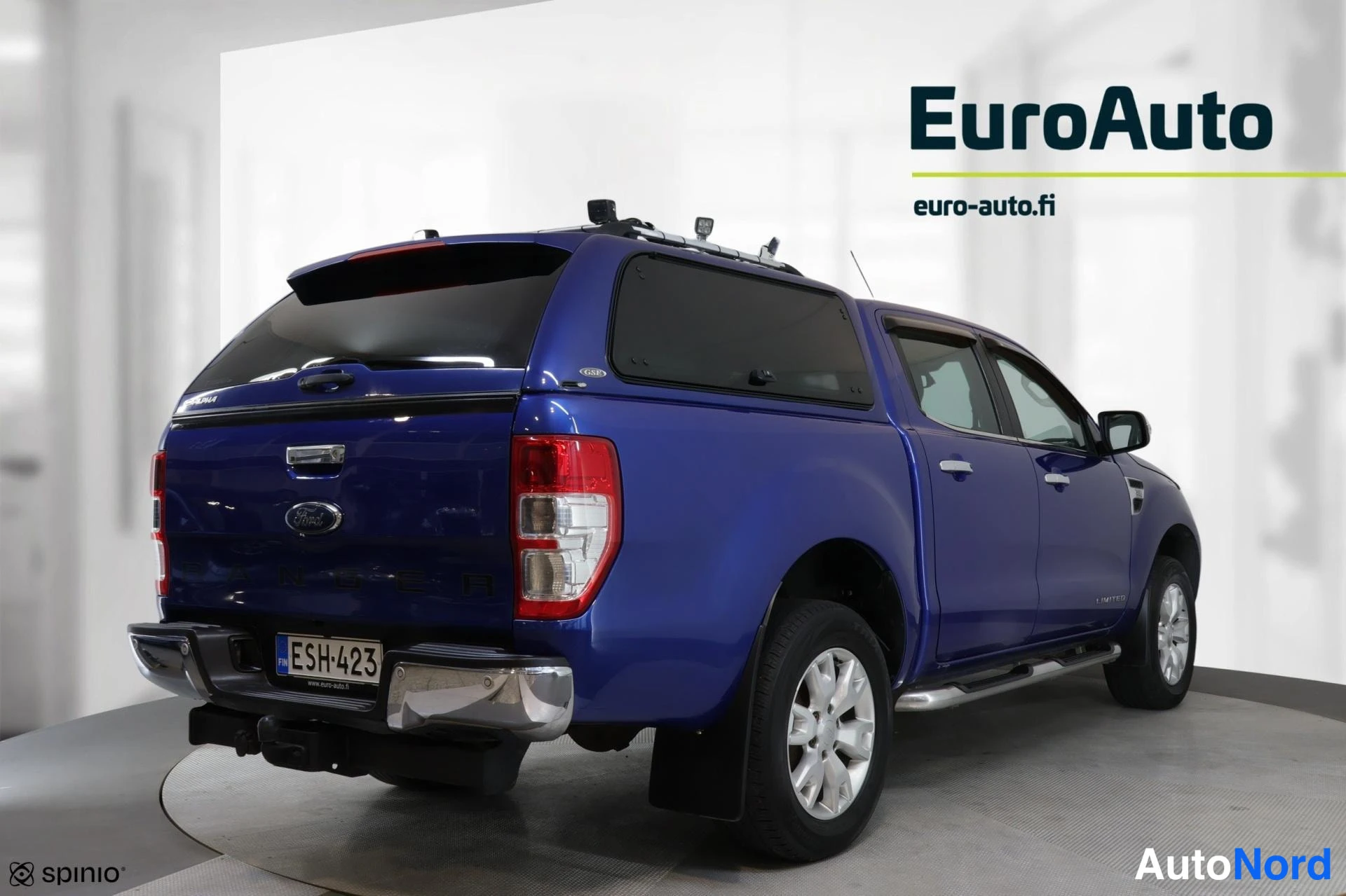 Sininen Ford Ranger 2015, takaviisto, kuva 6