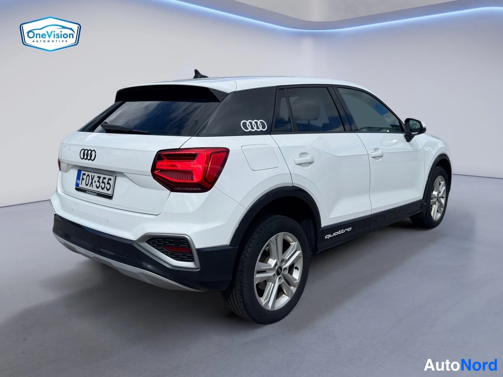 Valkoinen Audi Q2 2022, takaviisto, kuva 7