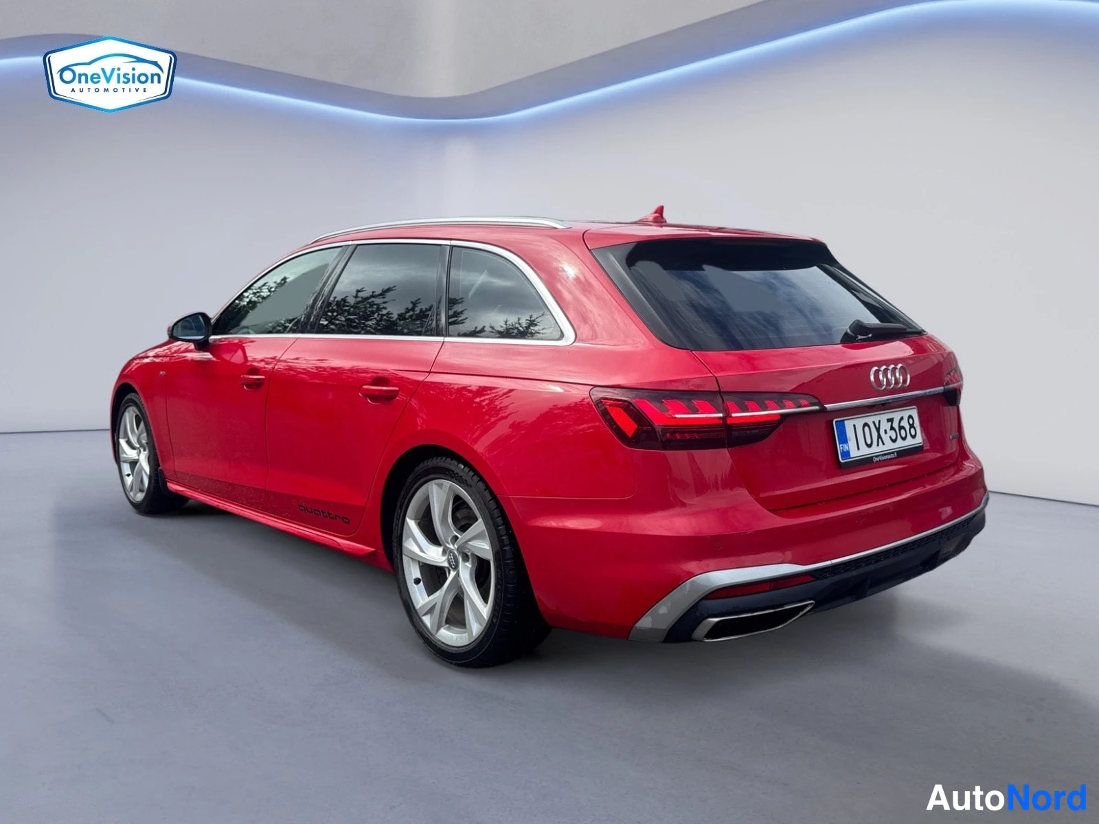 Punainen Audi A4 2020, takaviisto, kuva 7