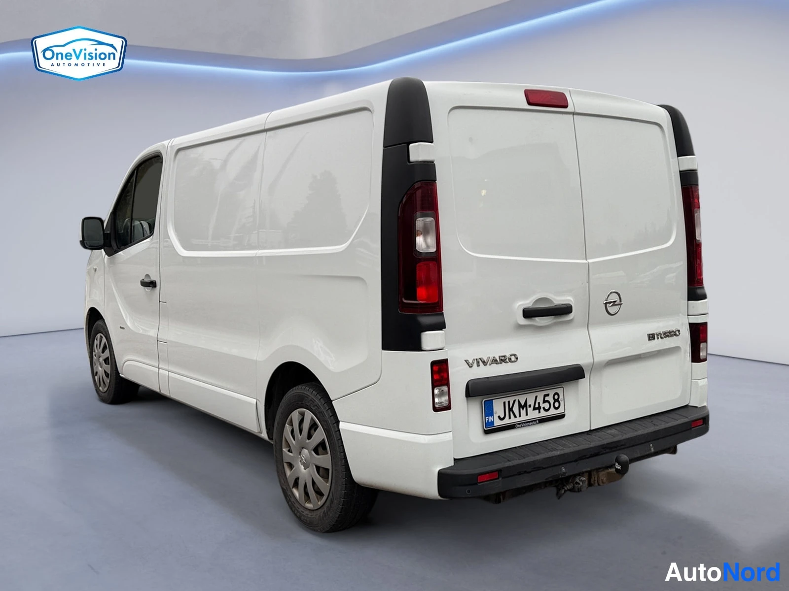 Valkoinen Opel Vivaro 2017, takaviisto, kuva 6