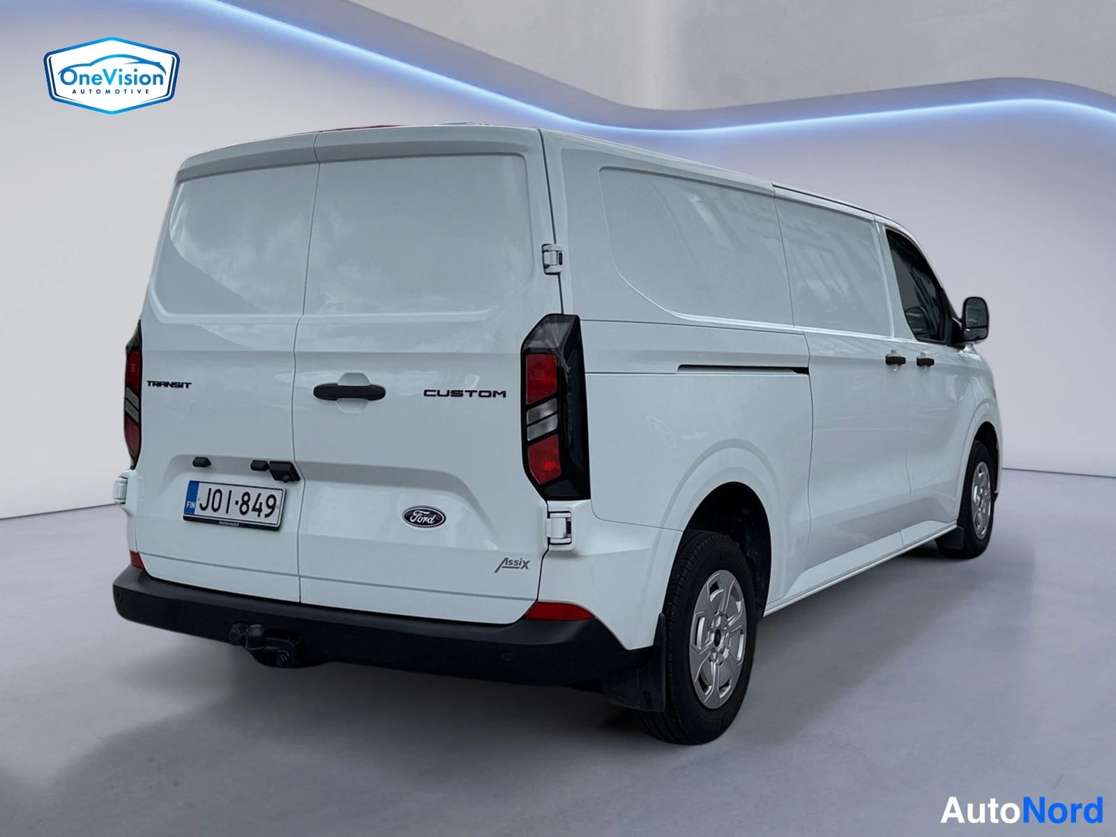 Valkoinen Ford Transit Custom 2026, takaviisto, kuva 7