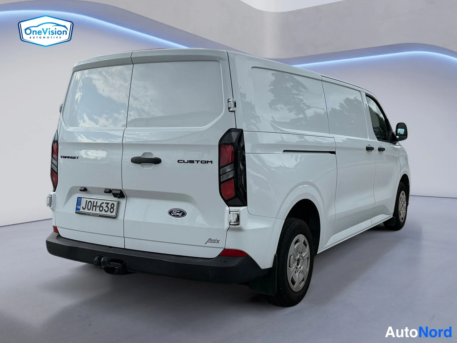 Valkoinen Ford Transit Custom 2026, takaviisto, kuva 6