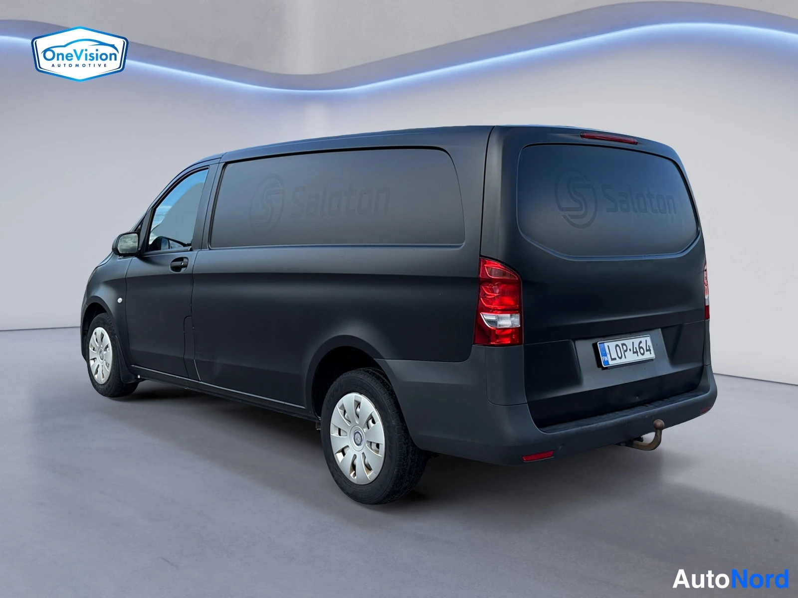 Musta Mercedes-Benz Vito 2018, takaviisto, kuva 6