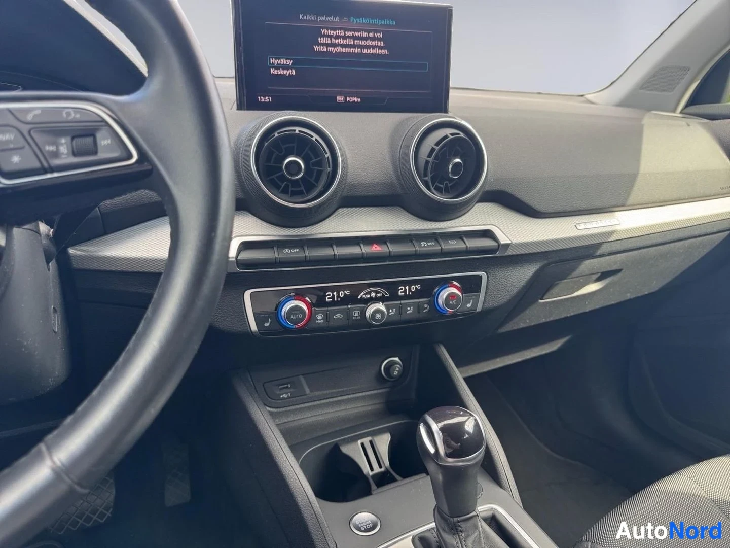 Valkoinen Audi Q2 2022, yksityiskohta, kuva 15
