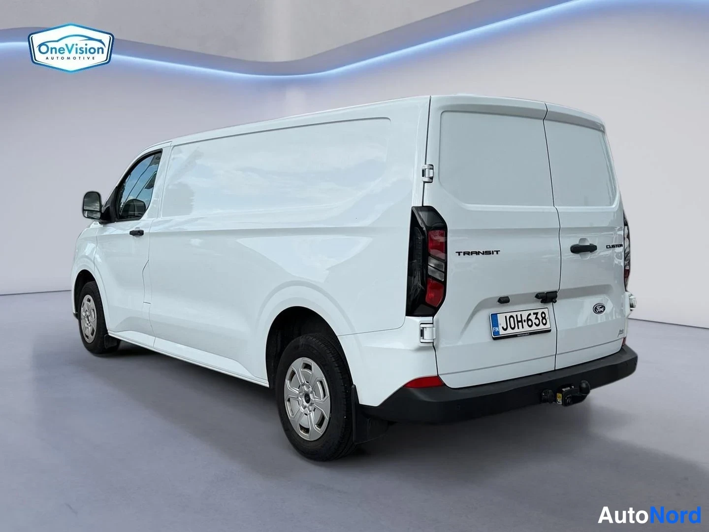 Valkoinen Ford Transit Custom 2026, takaviisto, kuva 6