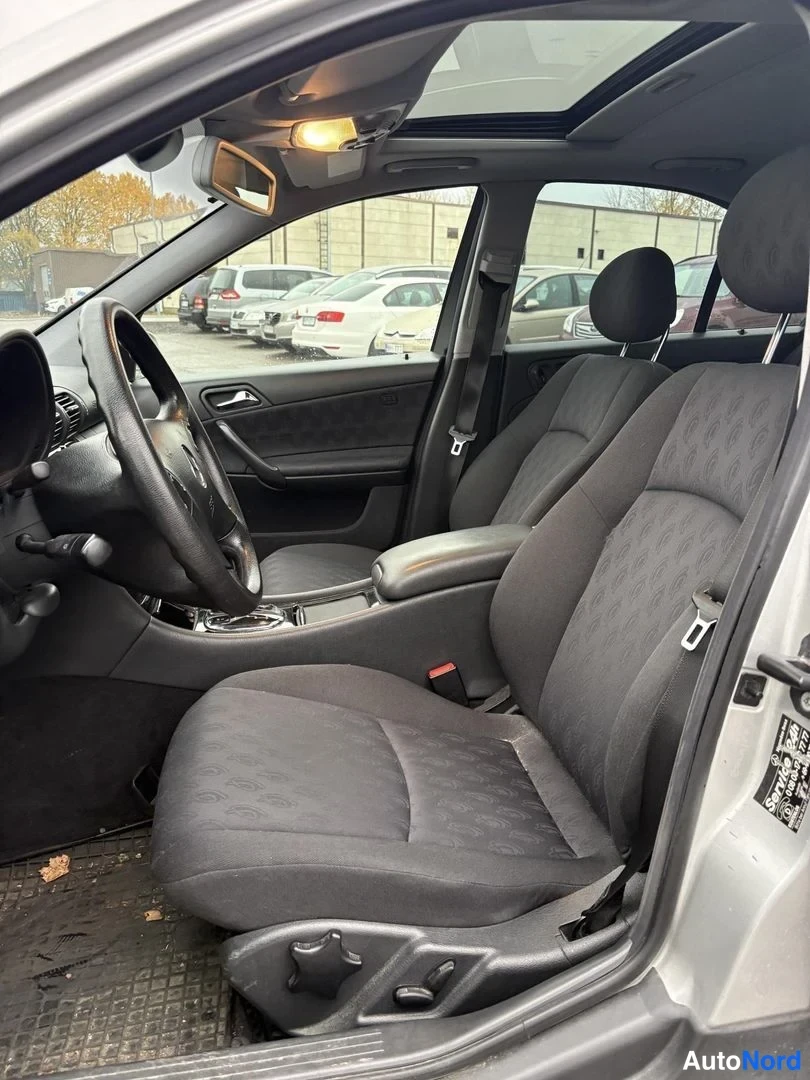 Harmaa Mercedes-Benz C 200 2000, etuistuimet, kuva 7
